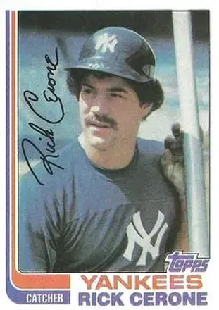 1982 Topps #45 - Rick Cerone - New York Yankees