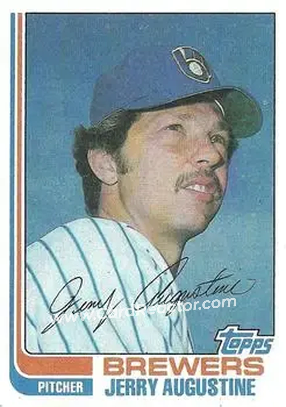 1982 Topps #46 - Jerry Augustine - Milwaukee Brewers - Front 1982 Topps #46 - Jerry Augustine - Milwaukee Brewers - Front