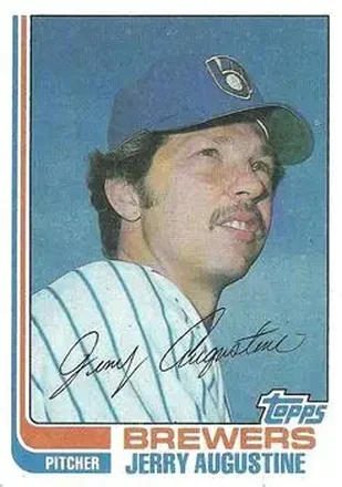 1982 Topps #46 - Jerry Augustine - Milwaukee Brewers 1982 Topps #46 - Jerry Augustine - Milwaukee Brewers