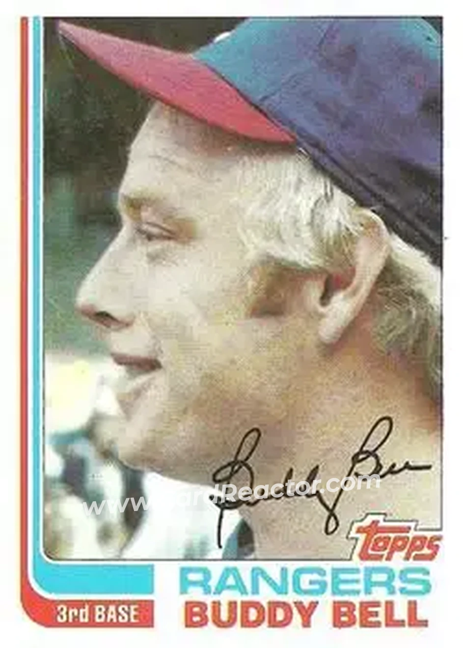 1982 Topps #50 - Buddy Bell - Texas Rangers - Front