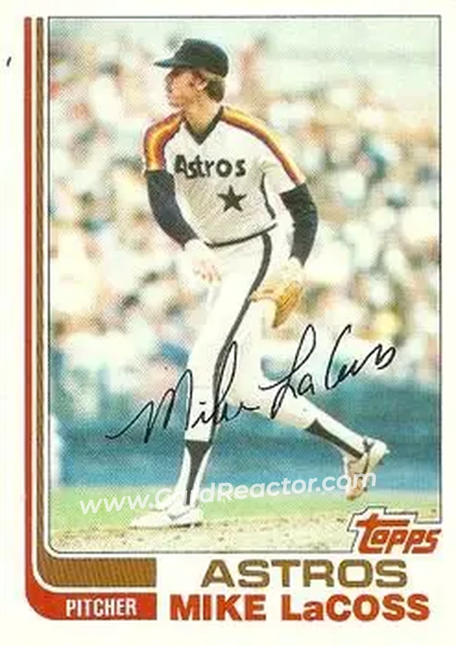 1982 Topps Traded #61T - Mike LaCoss - Houston Astros - Front