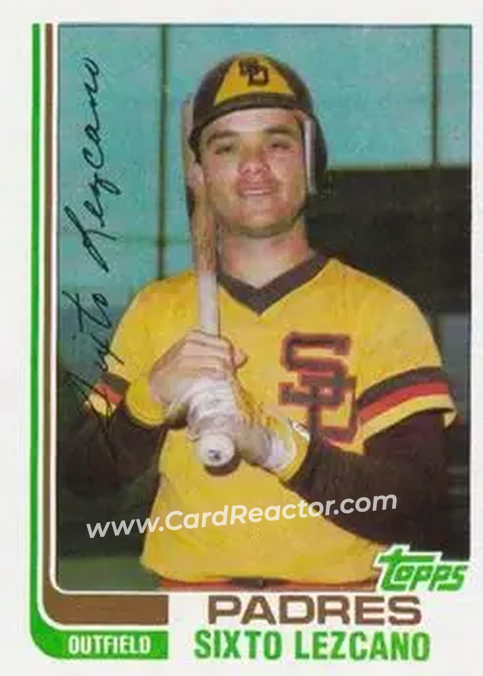 1982 Topps Traded #63T - Sixto Lezcano - San Diego Padres - Front
