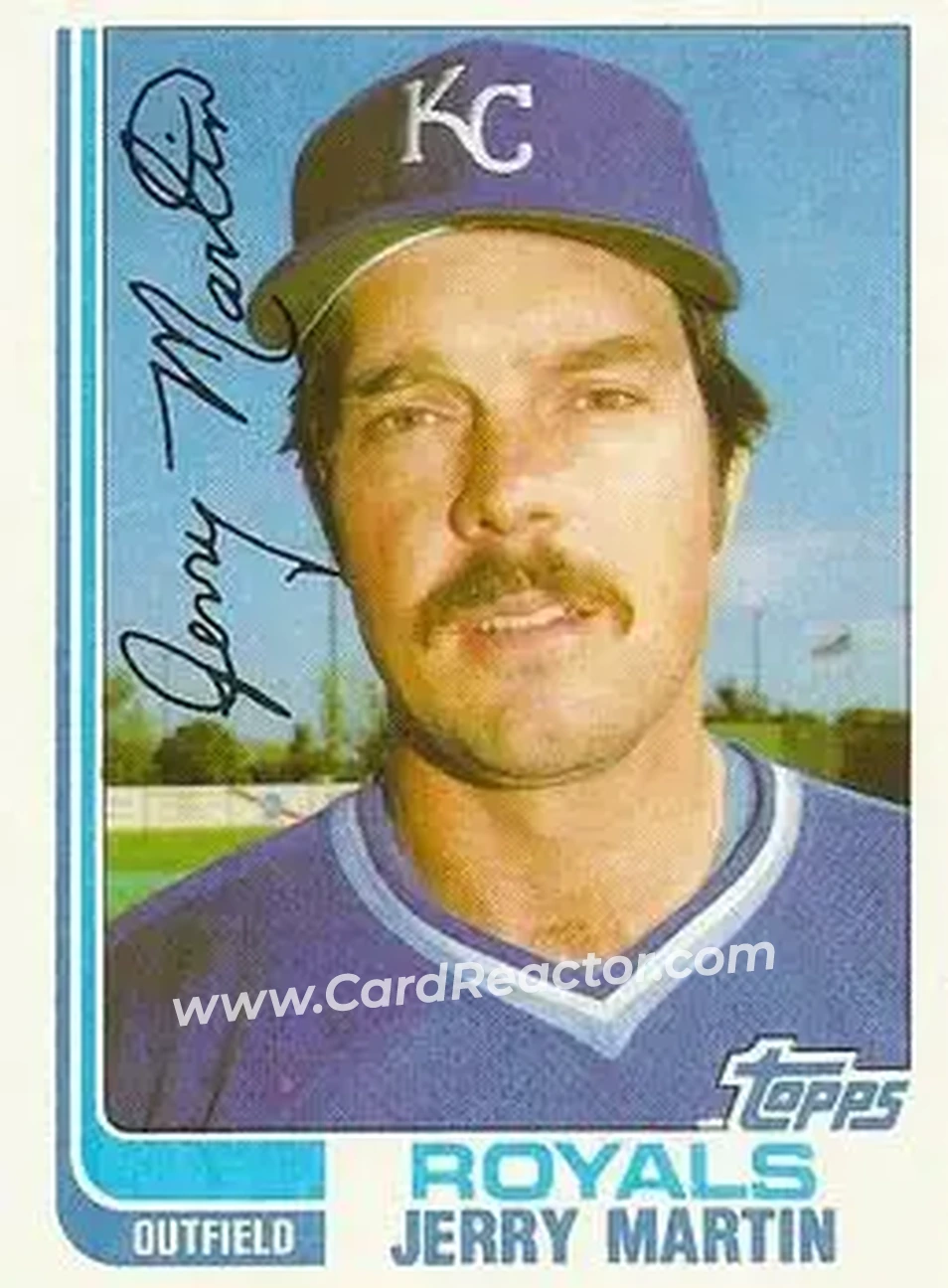 1982 Topps Traded #65T - Jerry Martin - Kansas City Royals - Front