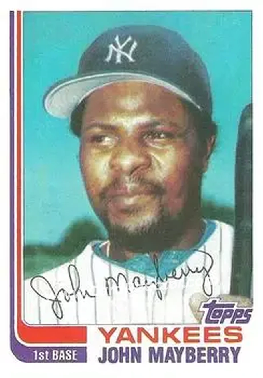 1982 Topps Traded #67T - John Mayberry - New York Yankees - Front 1982 Topps Traded #67T - John Mayberry - New York Yankees - Front