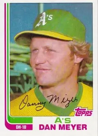 1982 Topps Traded #70T - Dan Meyer - Oakland Athletics
