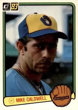 1983 Donruss #154 - Mike Caldwell - Milwaukee Brewers 1983 Donruss #154 - Mike Caldwell - Milwaukee Brewers
