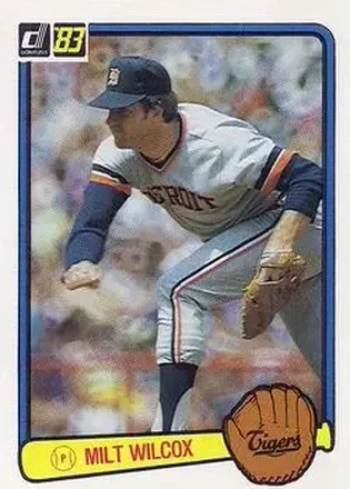 1983 Donruss #155 - Milt Wilcox - Detroit Tigers