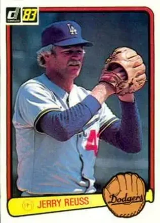 1983 Donruss #158 - Jerry Reuss - Los Angeles Dodgers