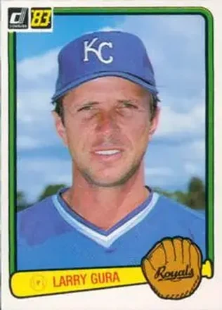 1983 Donruss #160 - Larry Gura - Kansas City Royals 1983 Donruss #160 - Larry Gura - Kansas City Royals