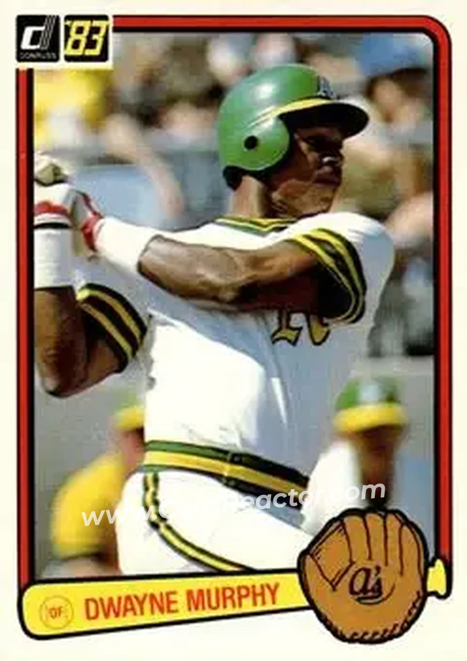 1983 Donruss #161 - Dwayne Murphy - Oakland Athletics - Front
