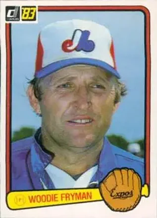 1983 Donruss #162 - Woody Fryman - Montreal Expos 1983 Donruss #162 - Woody Fryman - Montreal Expos