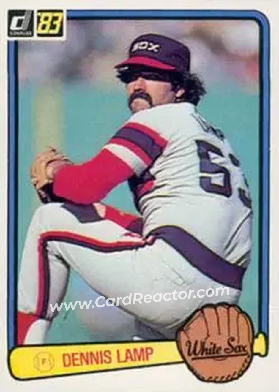 1983 Donruss #165 - Dennis Lamp - Chicago White Sox - Front