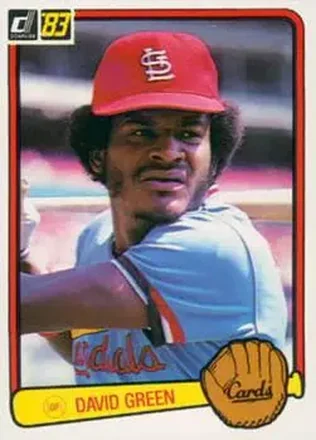 1983 Donruss #166 - David Green - St. Louis Cardinals