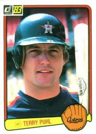 1983 Donruss #167 - Terry Puhl - Houston Astros