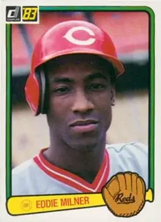 1983 Donruss #169 - Eddie Milner - Cincinnati Reds