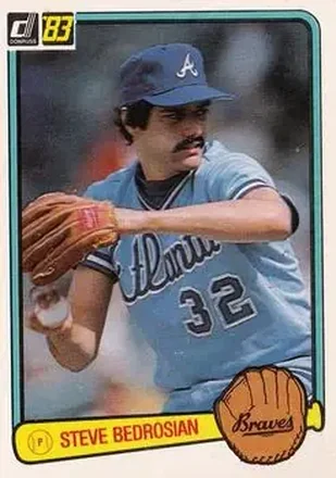 1983 Donruss #173 - Steve Bedrosian - Atlanta Braves 1983 Donruss #173 - Steve Bedrosian - Atlanta Braves
