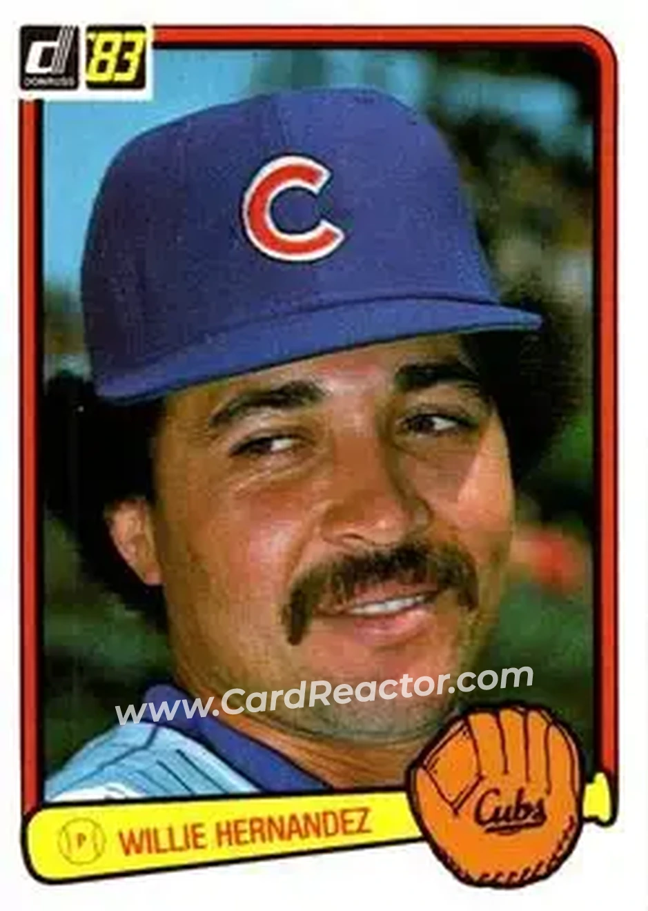 1983 Donruss #174 - Willie Hernandez - Chicago Cubs - Front 1983 Donruss #174 - Willie Hernandez - Chicago Cubs - Front