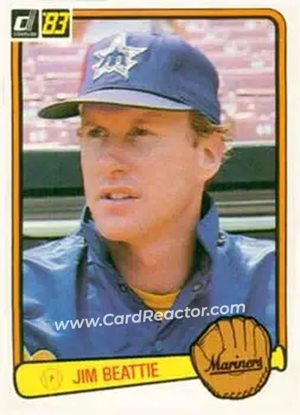 1983 Donruss #176 - Jim Beattie - Seattle Mariners - Front
