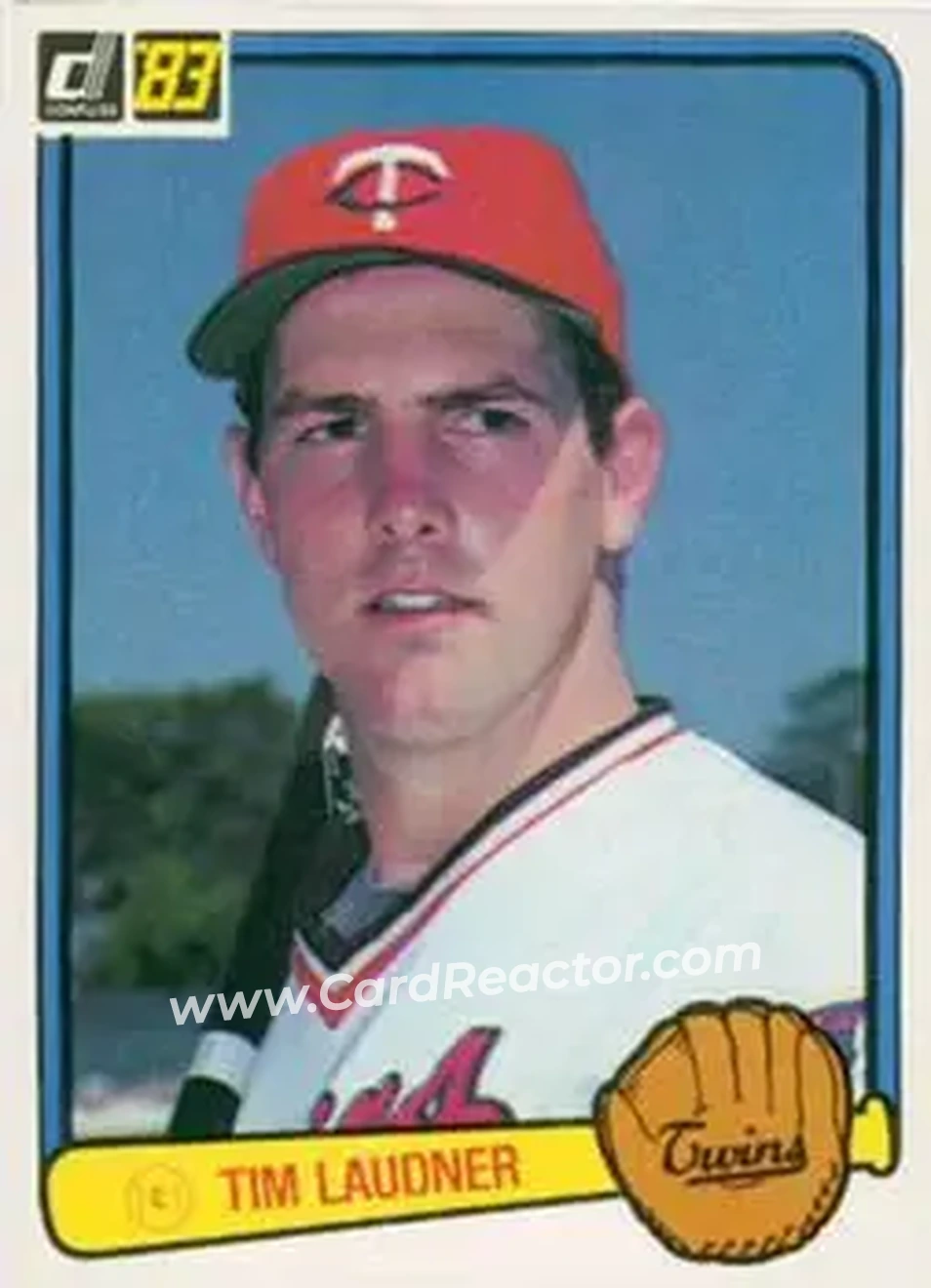 1983 Donruss #177 - Tim Laudner - Minnesota Twins - Front 1983 Donruss #177 - Tim Laudner - Minnesota Twins - Front