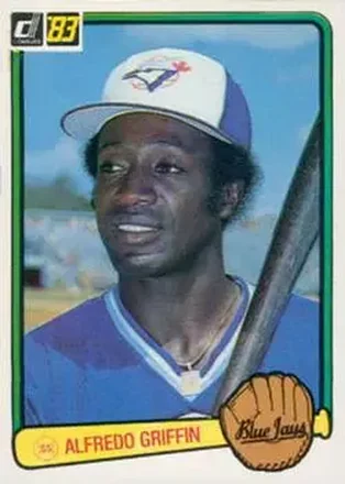1983 Donruss #180 - Alfredo Griffin - Toronto Blue Jays
