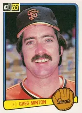 1983 Donruss #186 - Greg Minton - San Francisco Giants