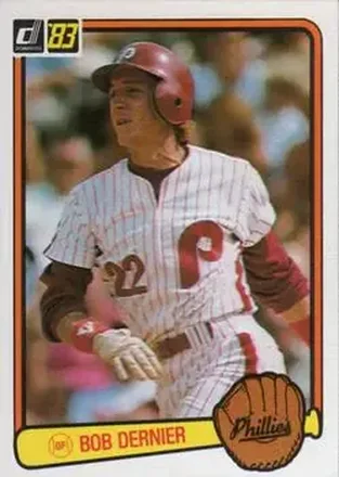 1983 Donruss #189 - Bob Dernier - Philadelphia Phillies