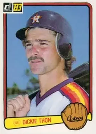 1983 Donruss #191 - Dickie Thon - Houston Astros