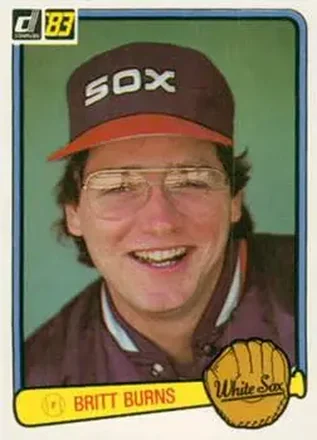 1983 Donruss #193 - Britt Burns - Chicago White Sox
