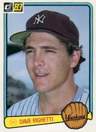 1983 Donruss #199 - Dave Righetti - New York Yankees 1983 Donruss #199 - Dave Righetti - New York Yankees