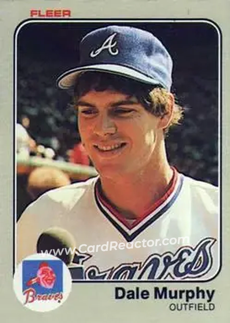 1983 Fleer #142 - Dale Murphy - Atlanta Braves - Front