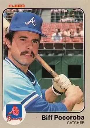 1983 Fleer #145 - Biff Pocoroba - Atlanta Braves 1983 Fleer #145 - Biff Pocoroba - Atlanta Braves