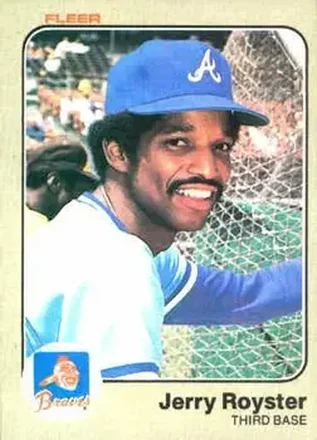 1983 Fleer #147 - Jerry Royster - Atlanta Braves