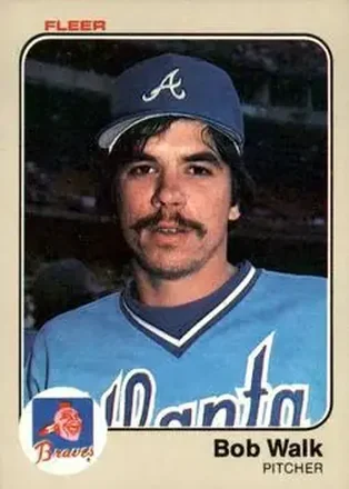 1983 Fleer #149 - Bob Walk - Atlanta Braves 1983 Fleer #149 - Bob Walk - Atlanta Braves