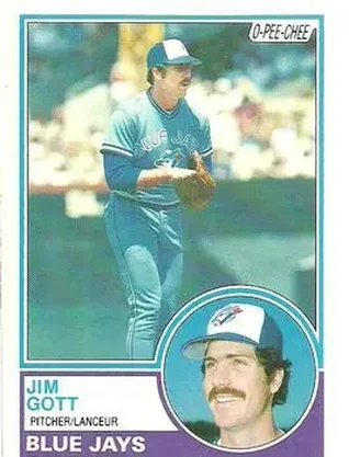1983 O-Pee-Chee #62 - Jim Gott - Toronto Blue Jays