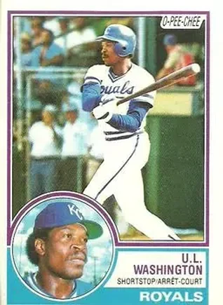 1983 O-Pee-Chee #67 - U.L. Washington - Kansas City Royals
