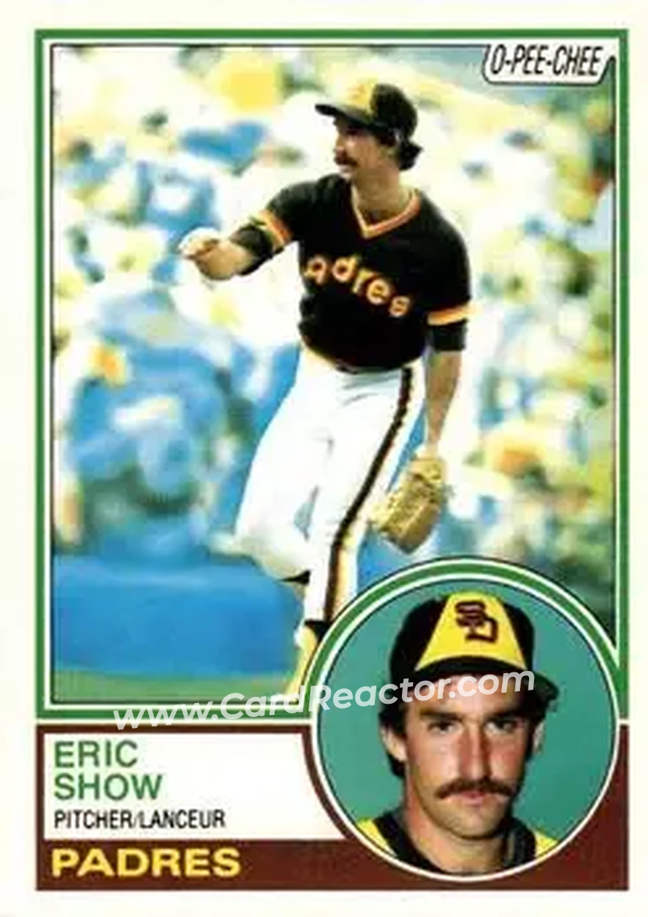 1983 O-Pee-Chee #68 - Eric Show - San Diego Padres - Front