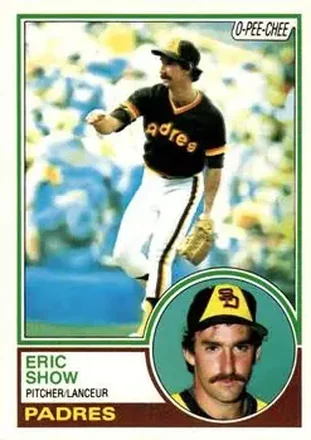 1983 O-Pee-Chee #68 - Eric Show - San Diego Padres