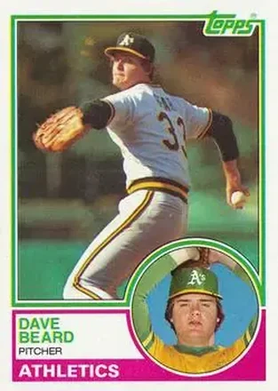 1983 Topps #102 - Dave Beard - Oakland Athletics 1983 Topps #102 - Dave Beard - Oakland Athletics