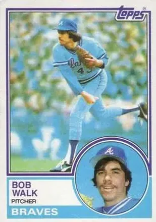 1983 Topps #104 - Bob Walk - Atlanta Braves