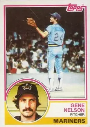1983 Topps #106 - Gene Nelson - Seattle Mariners 1983 Topps #106 - Gene Nelson - Seattle Mariners