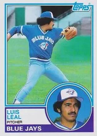 1983 Topps #109 - Luis Leal - Toronto Blue Jays