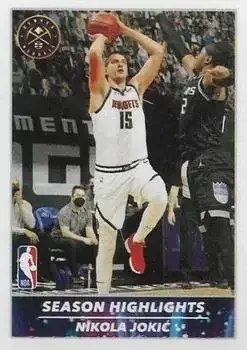 2021-22 Panini NBA Sticker & Card Collection (Brazil) #5 Nikola Jokić