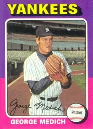 1975 Topps #426 - George Medich - New York Yankees
