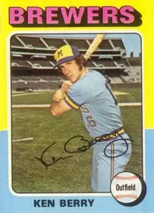 1975 Topps #432 - Ken Berry - Milwaukee Brewers