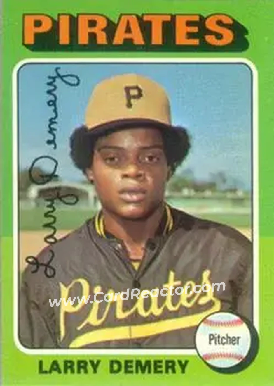 1975 Topps #433 - Larry Demery - Pittsburgh Pirates - Front