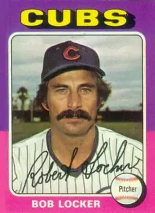 1975 Topps #434 - Bob Locker - Chicago Cubs
