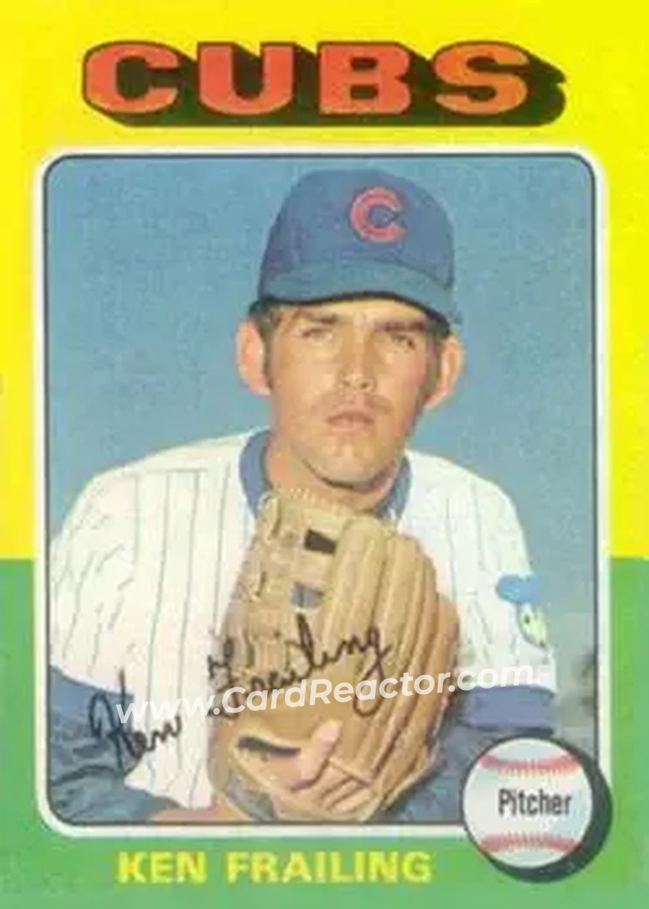 1975 Topps #436 - Ken Frailing - Chicago Cubs - Front