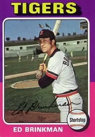1975 Topps #439 - Ed Brinkman - Detroit Tigers 1975 Topps #439 - Ed Brinkman - Detroit Tigers