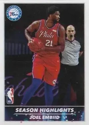 2021-22 Panini NBA Sticker & Card Collection (Brazil) #8 Joel Embiid