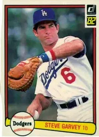 1982 Donruss #84 - Steve Garvey - Los Angeles Dodgers